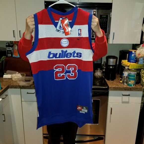 bullets throwback jersey